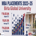 Birla Global University MBA Placement 2023–25 Records 1.23% Rise in Highest CTC; 40% New Recruiters